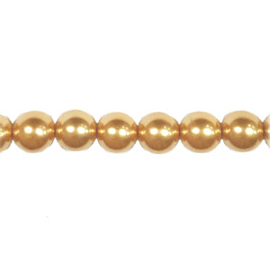 SHELL PEARL #208  10MM CHAMPAGNE